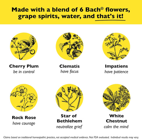 Bach RESCUE SLEEP Spray 20mL, Natural Sleep & Stress Relief Aid, Vegan, Non-Habit Forming