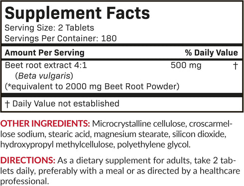 Futurebiotics Beet Root Extra Strength, Non-GMO, 360 Vegetarian Tablets Equivalent to 2000mg