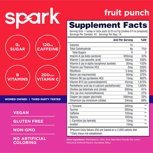 Immune 14 Packs (3.5 oz) AdvoCare Spark - Energy Drink Mix - Vitamin & Amino Acid Supplement - Supports Energy & Focus*