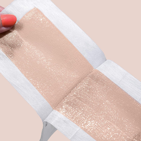 Wax Strips for Hair Removal - Vegan & Cruelty-Free Wax Strips with Coconut & Rosehip Oils, 40 Count