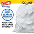 Glad Trash Bags, 13 Gallon ForceFlex Tall Kitchen Drawstring Garbage Bags, 40 Count, Package May Vary