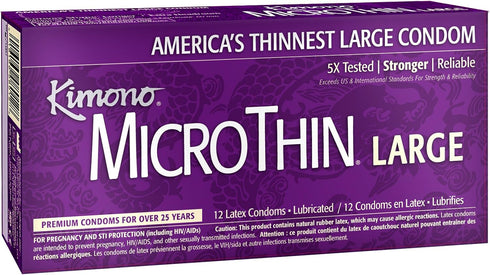 Mayer Laboratories 12 Kimono Condom Micro Large Ct