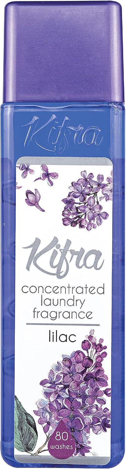 KIFRA Lilac Concentrated Laundry Fragrance 6.76 Fl Oz 200ml - 80 Washing Cycles.