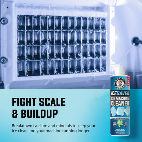 HVAC Guys 16oz Nickel Safe Ice Machine Cleaner and Descaler | Descales & Improves Efficiency | Universal Ice Maker