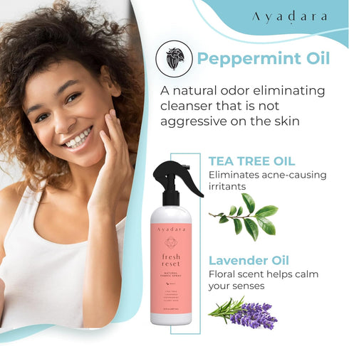 Natural Lavender Fabric Spray, Odor Eliminator Mist, Aromatherapy Home Fragrance, 2000+ Sprays for Bedding