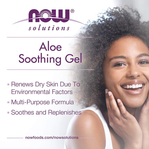 NOW Foods Aloe Soothing Gel, 8-Ounce, Soothing After Sun Formula