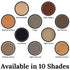 Natural Eyebrow Powder Kit, Mica Brow Makeup with Professional Angled Brush, 10 Natural Shades