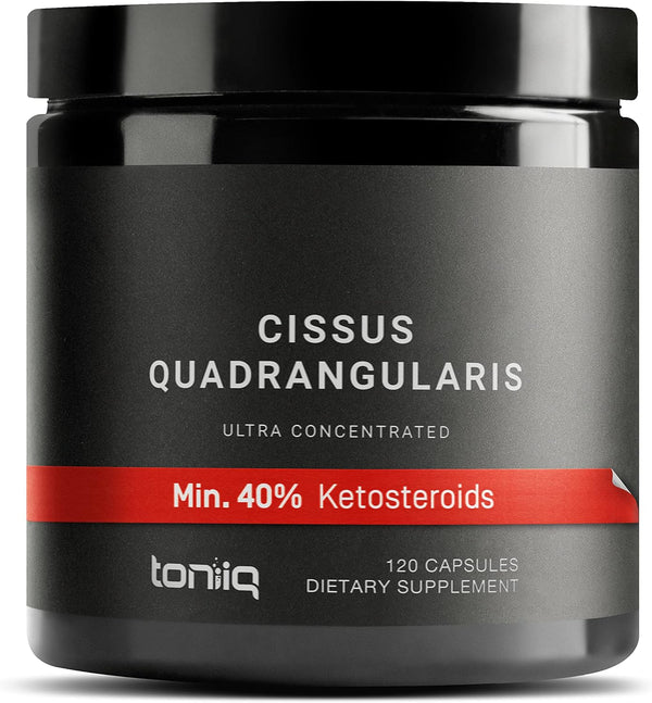 Toniiq Cissus Quadrangularis Capsules, 1200mg - Ultra High Strength Tendon and Joint Support Supplement, 120 Caps