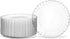 Oasis Creations Premium Hard Plastic Plate Set 50 x 6 Clear Round