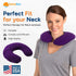 SunnyBay Microwave Heating Pad, Microwavable Heated Neck Pillow for Moist Hot Therapy, Aromatherapy, 2.5 lbs, Purple