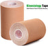 3 Pack Kinesiology Tape, Water Resistant Muscle Support Adhesive Sport Tape for Pain Relief, Tan 4in 5.5yd