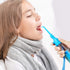 Water Dental Flosser for Teeth, Portable Oral Irrigator, Non Electric, Cordless Manual Air Pressure for Home and Travel