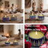 Set 4 Pack 8% 120H Scented Candles Gift for Women - Aromatherapy Candles with Essential Oils, Burn Time, Stress Relief