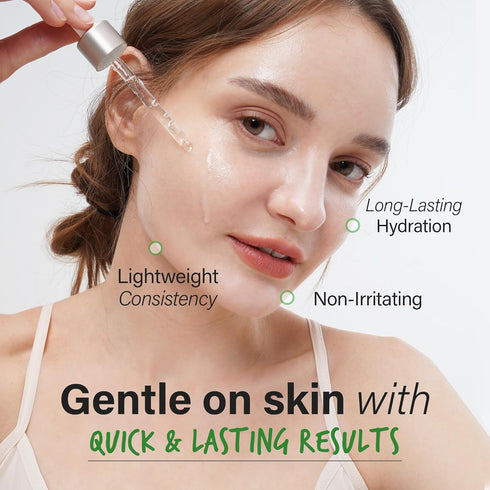 NOSCA9 Trouble Serum S | Hydrating Cica Kbeauty Serum with Centella Asiatica, Panthenol & Apple Extract (1.01 Fl Oz)