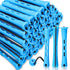 WILLBOND 60 Pcs Short Perm Rods - Natural Hair Perm Rods with Elastic Rubber Band for Women Hairdressing Styling