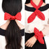 Hicarer Cute Red Polka Dot Bow Headbands Retro Bandana Headwraps 50s Vintage Hair Accessories for Women Halloween