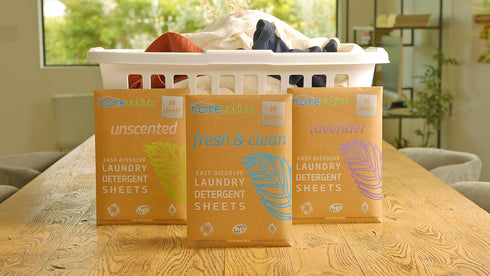 Homevative Laundry Detergent Sheets, 30 Sheets, Eco-Friendly, HE Compatible, Fresh & Clean, Up to 60 Loads