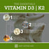 Amy Myers MD Vitamin D3 K2 10000 IU, Vitamin K2 MK-7 45 Mcg, Supports Immune Function, Energy Levels & Positive Mood,
