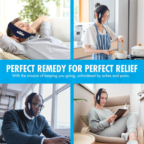Wisdom Teeth Ice Pack Head Wrap, TMJ Relief Products for Face, Ice Pack for Wisdom Teeth Recovery Kit