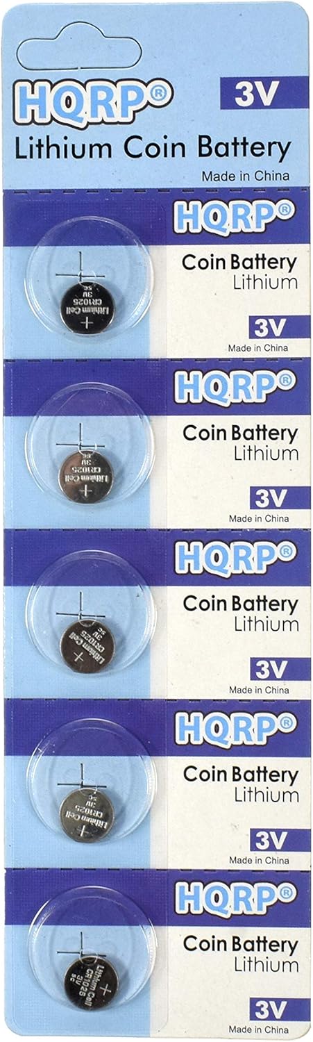 HQRP 10-Pack CR1025 3-Volt Lithium Cell Battery CR1O25 BR1025 DL1025 1025 5033LC KL1025