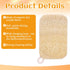 Yuomeaz 6 Sponge,2.3 4,3 Inches PCS Natural Loofah Dish * Loofah Kitchen Sponge,Eco Sponges Kitchen,Natural Sponges