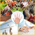 Finger Cots, Gel Finger Tips Protector, Finger Covers (14PCS, L size) - New Material (Latex-Free) for Finger Cracking,