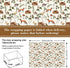 AnyDesign Woodland Wrapping Paper - Not Roll - 28'' x 40'' Vintage Forest Animal Plant Gift Wrap Paper Bulk Folded Flat Watercolor Art Paper for Birthday Baby Shower DIY Craft Supplies, 6 Sheet