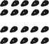 Pack of 20 (10 Pairs) Large TENS Unit Electrode Pads, Reusable Self-Adhesive Replacement Massage Pads