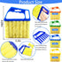 YudeWater 8Pcs 7-Finger 4 Window Venetian Blind Cleaner Duster Tool, Microfiber Dusting Brush for Wood/Vinyl Blinds