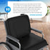 CUSHIO (2-Piece Set) 18x16 Wheelchair n for Pressure Relief - Anti-Slip Wheelchair Seat ns for Adults, Seniors