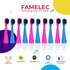 10Pcs Burst Kids Replacement Heads - Perfect Fit for Burst Toothbrush Heads, Ultra Soft Bristles (Pink and Blue)
