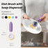 Vigar Rengo Soap Dispensing Dish Brush, Dish Brush with Soap Dispenser for Pot Scrubber, Dishes, Sink Cleaner