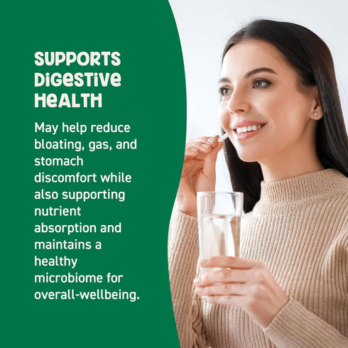 GoodBelly Probiotic Capsules for Digestive Health | Vegan Supplement with 10 Billion Live Cultures | 30 Capsules for