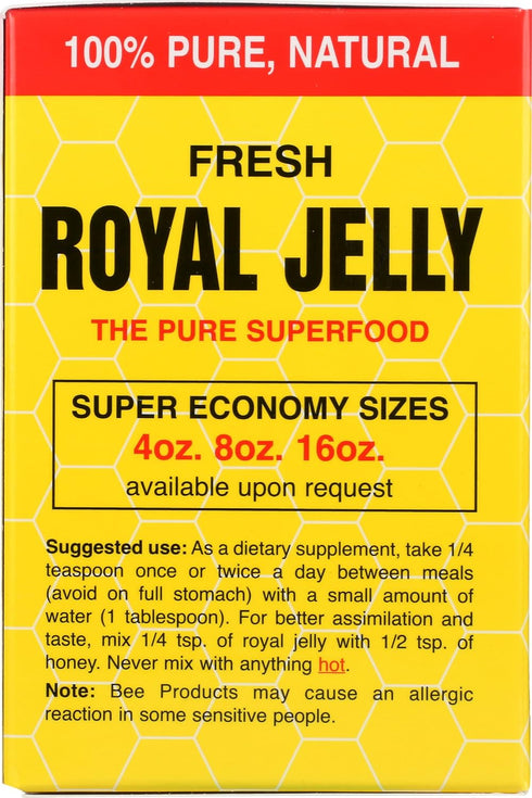 YS Eco Bee Farms 100% 60,000 2.0 oz Pure Fresh Royal Jelly mg Liquid