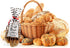 Zonon 50 1 18 8 Inch Pieces Plastic Bread Bags with Roll Tie Ribbon Large Transparent Clear Bakery Wrapping Buffalo