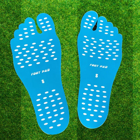 Invisible Barefoot Shoes, Flexible Anti-Slip Design for Pool, Park, Lawn, 3 Pairs/Pack
