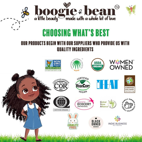 Kids Curly Hair Products - Natural Coconut Mango Hair Butter for Braids & Twists