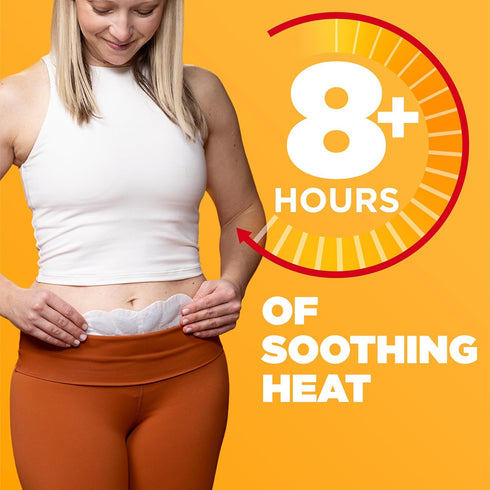 ThermaCare Portable Menstrual Heating Pad, Period Therapy Heat Patches for Cramps (6 Count)