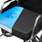 CYLEN Ifoam Gel Infused Memory Foam Wheelchair Cushion - Seat Cushion for Wheelchair, Office Chair, Pain Relief (Black)