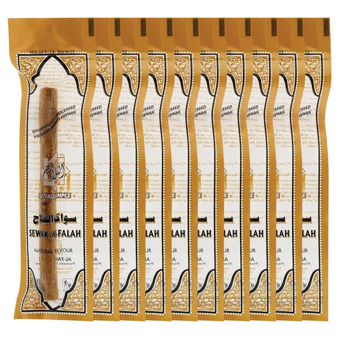 Sewak Al-Falah Miswak (Traditional Natural Toothbrush) - 10 Pack