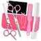 LIGICKY Baby Hair Cutting Scissors Set, Professional Safety Round Tip Stainless Steel Hair Thinning Shears for Kids