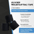 Weightlifting Tape, Stretch Sports Tape for Wrist and Hand Use, 6 Rolls in Black
