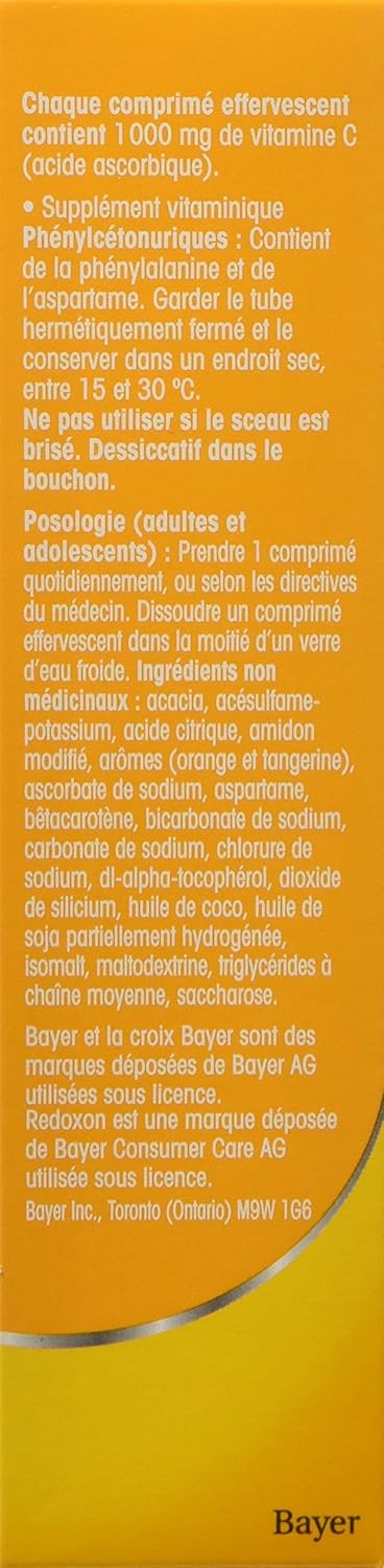 Redoxon Orange Vitamin C Effervescent Tablets, 15 Orange Tablets
