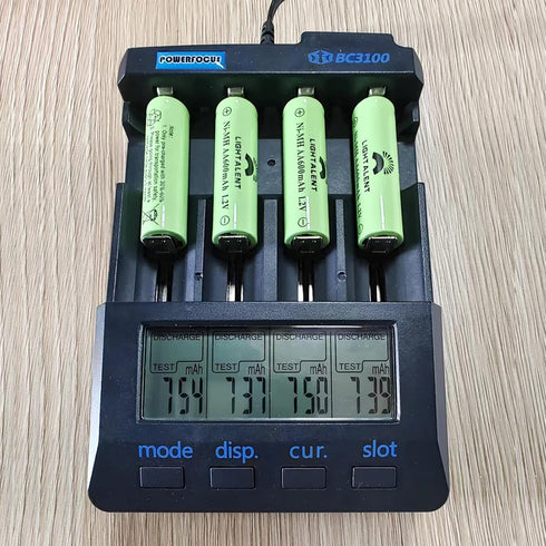 Ni-MH AA Rechargeable Batteries, High Capacity 1.2V Pre-Charged Double A Battery for Outdoor Solar Lights (12 Pack)