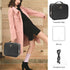 Relavel Travel Makeup Bag with LED Mirror, Cosmetic Train Case, Portable Makeup Artist Organizer with Adjustable