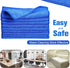 Wash(6 6 Inch,Blue,30 Tanlade Cleaning Cloth Dry Erase Cloth Cleaning Rags Reasonable Kitchen Towels Microfiber Towels