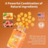 Turmeric Gummies for Adults - Extract 8:1 2000mg - Black Pepper and Ginger Supplements for Joint Support - Vegetarian Chewable Vitamins Supplement - Peach Flavor Turmeric Gummy Chews