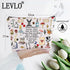 LEVLO Fairy Tale Movie Cosmetic Make up Bag Fairy Tale Fans Gift You Are Braver Stronger Smarter Than You Think Makeup Zipper Pouch Bag For Women Girls