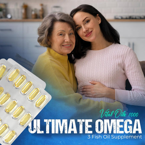 Omega 3 Fish Oil - Premium Burpless Supplement, Ultra Strength DHA & EPA, Natural Fish Oil Capsules