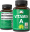 Certified Organic Vitamin A 5000 IU Supplement Capsules - High Potency Vitamins for Adults, Kids, Non-GMO, Vegan